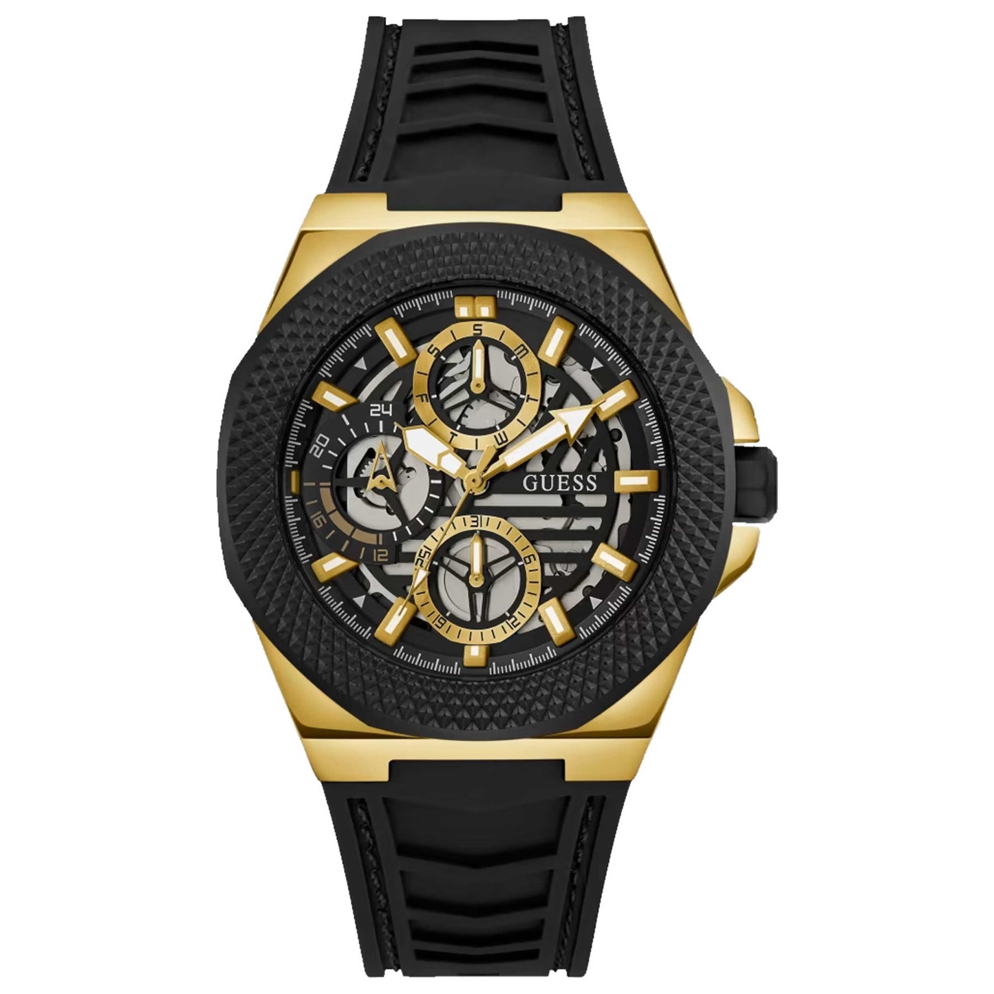 Front view of Guess Front-Runner Men's Quartz Watch GW0577G2