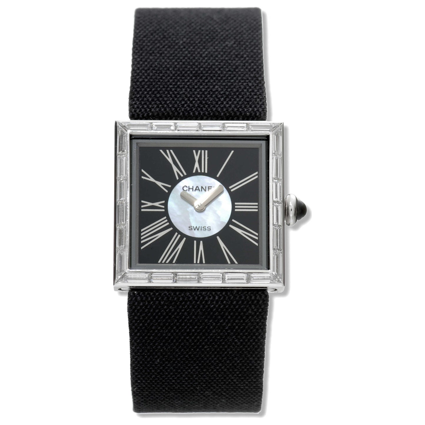 Front view of Chanel Dress Women's Swiss Quartz (Battery-Powered) Watch H0106