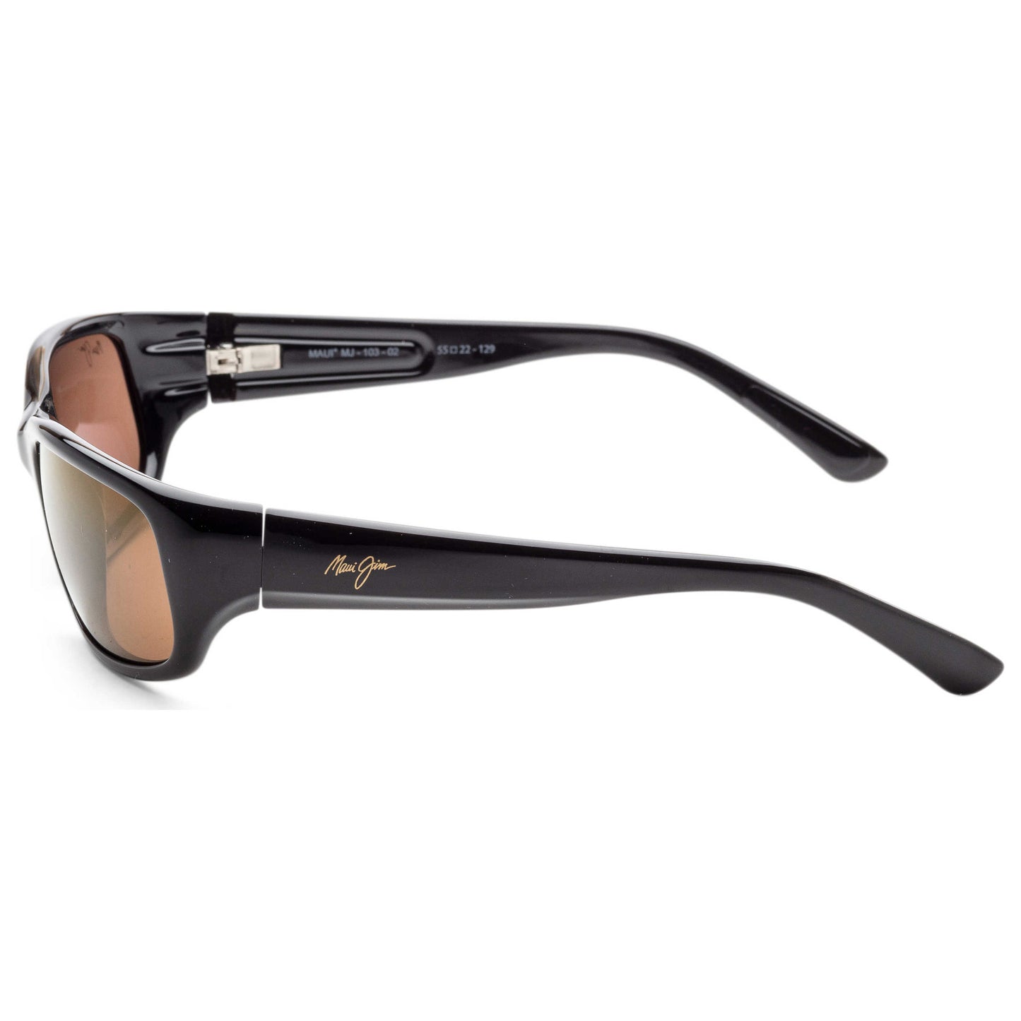 Left view of Maui Jim Stingray Men's Sunglasses H103-02