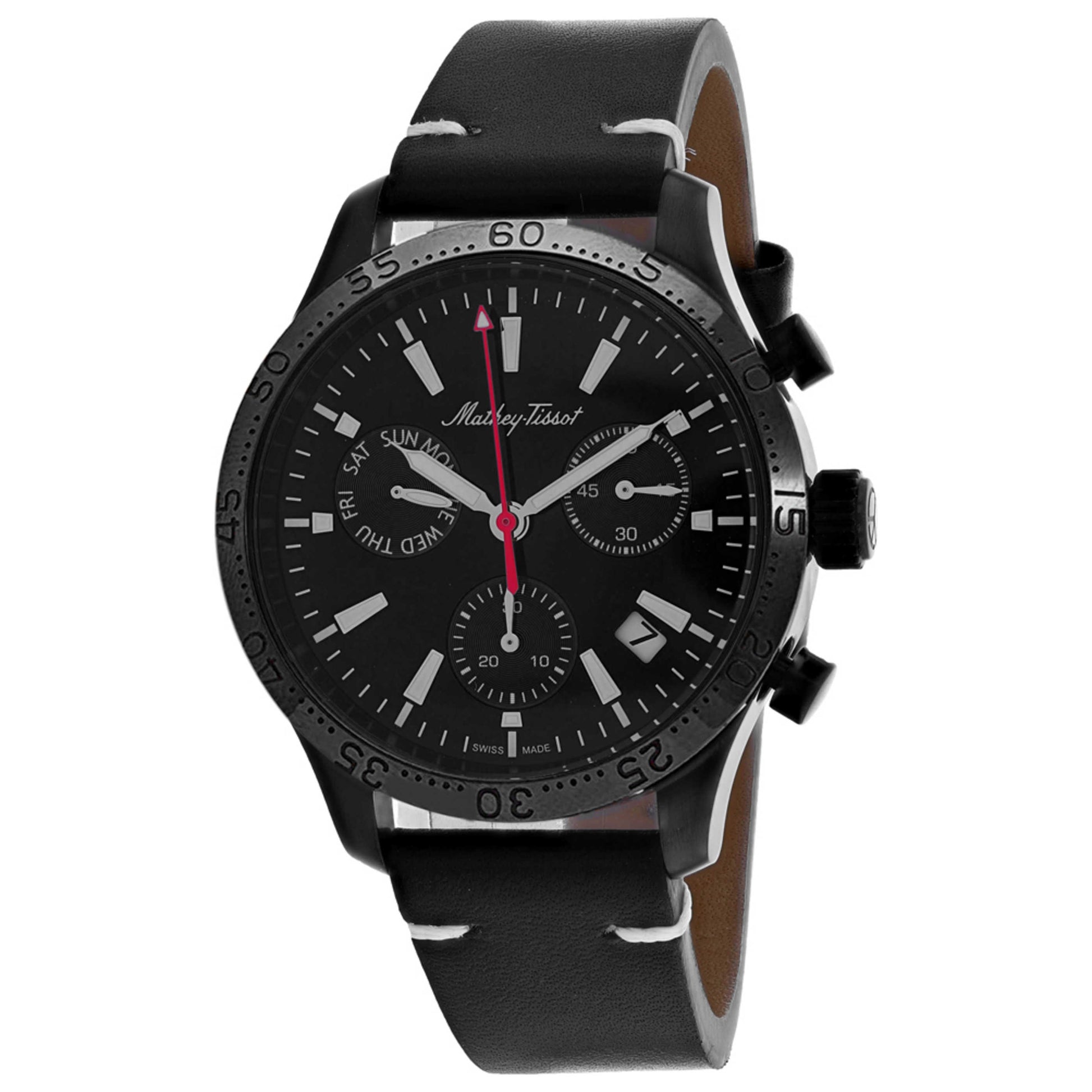 Front view of Mathey Tissot Type 22 Men's Quartz Watch H1822CHLN