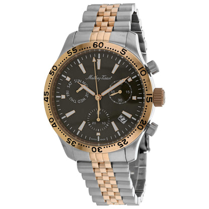 Front view of Mathey Tissot Classic Men's Quartz Watch H1822CHRM