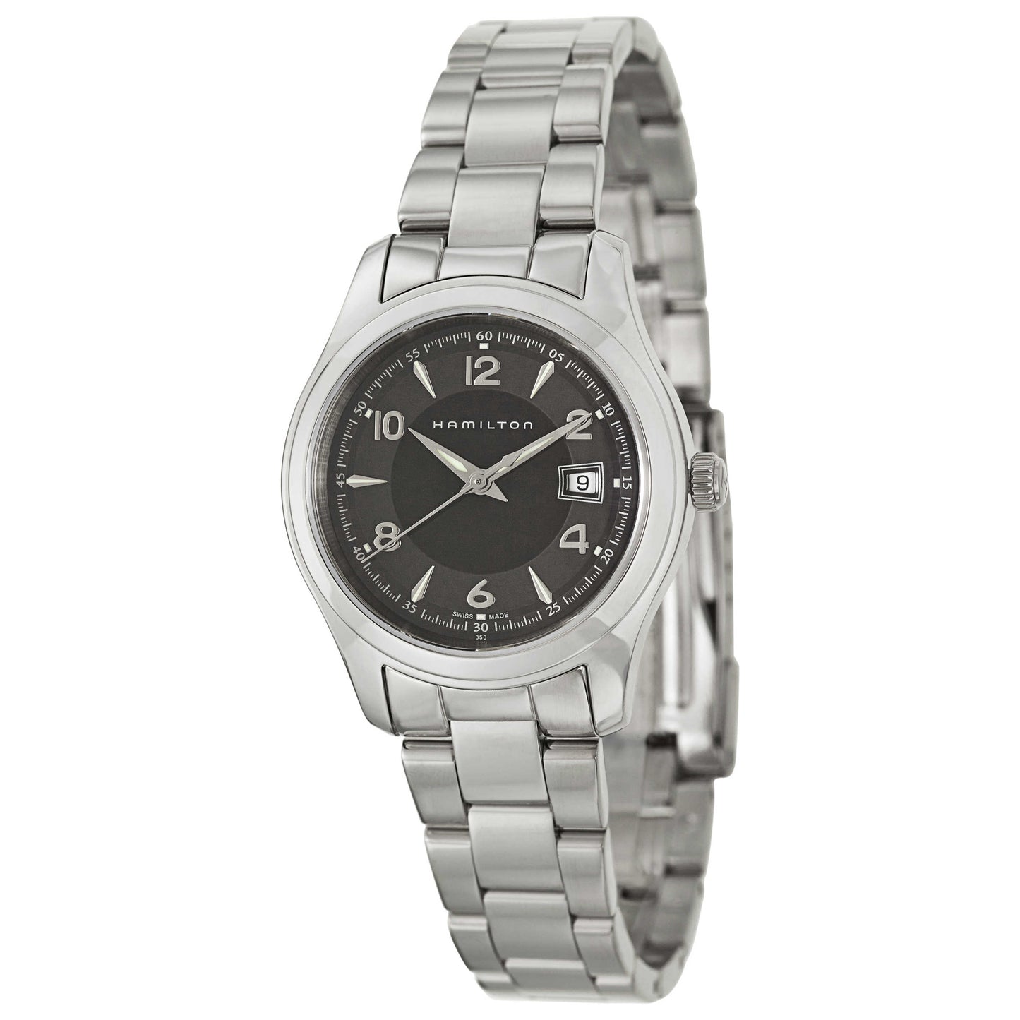 Front view of Hamilton Jazzmaster Women's Swiss Quartz (Battery-Powered) Watch H18251135