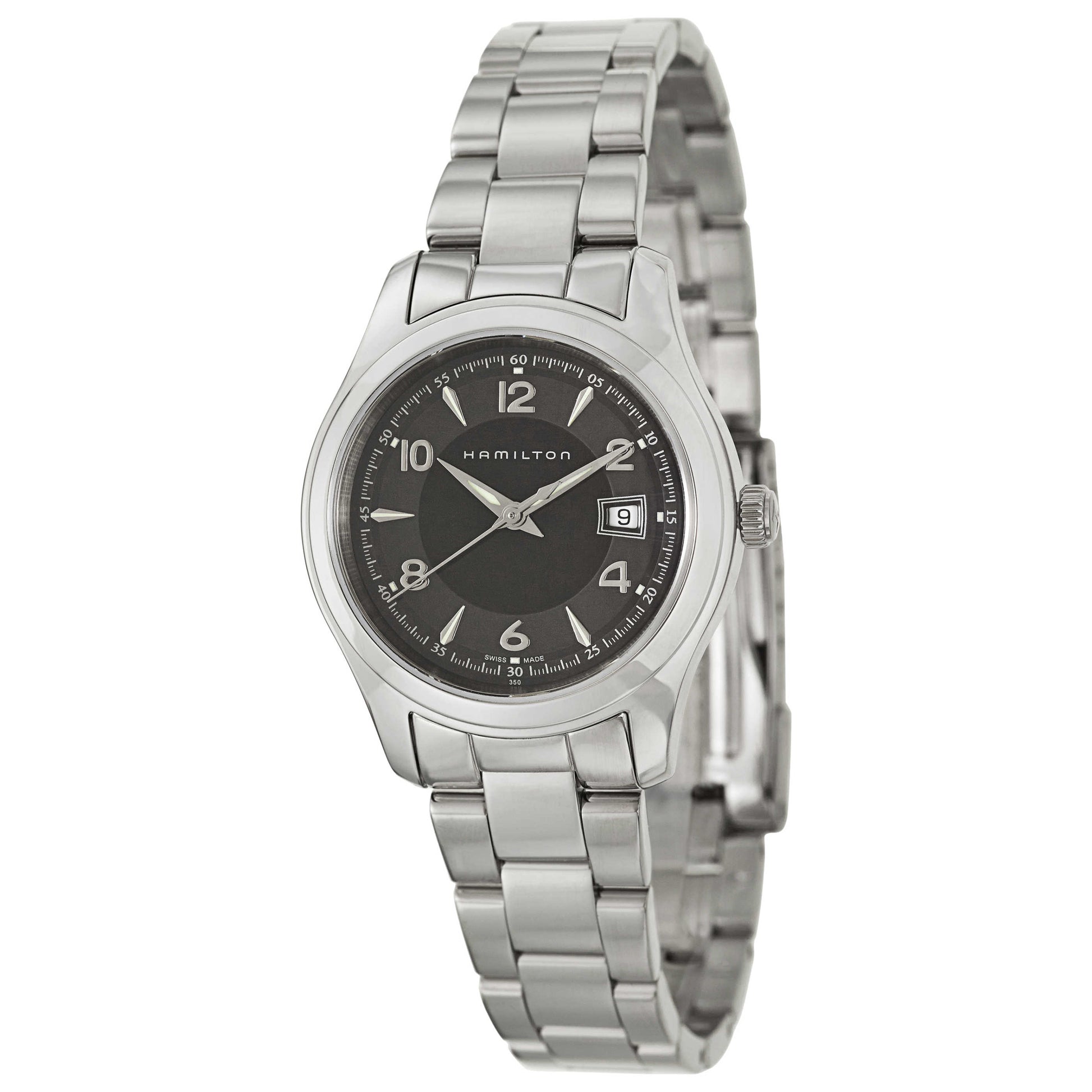 Front view of Hamilton Jazzmaster Women's Swiss Quartz (Battery-Powered) Watch H18251135