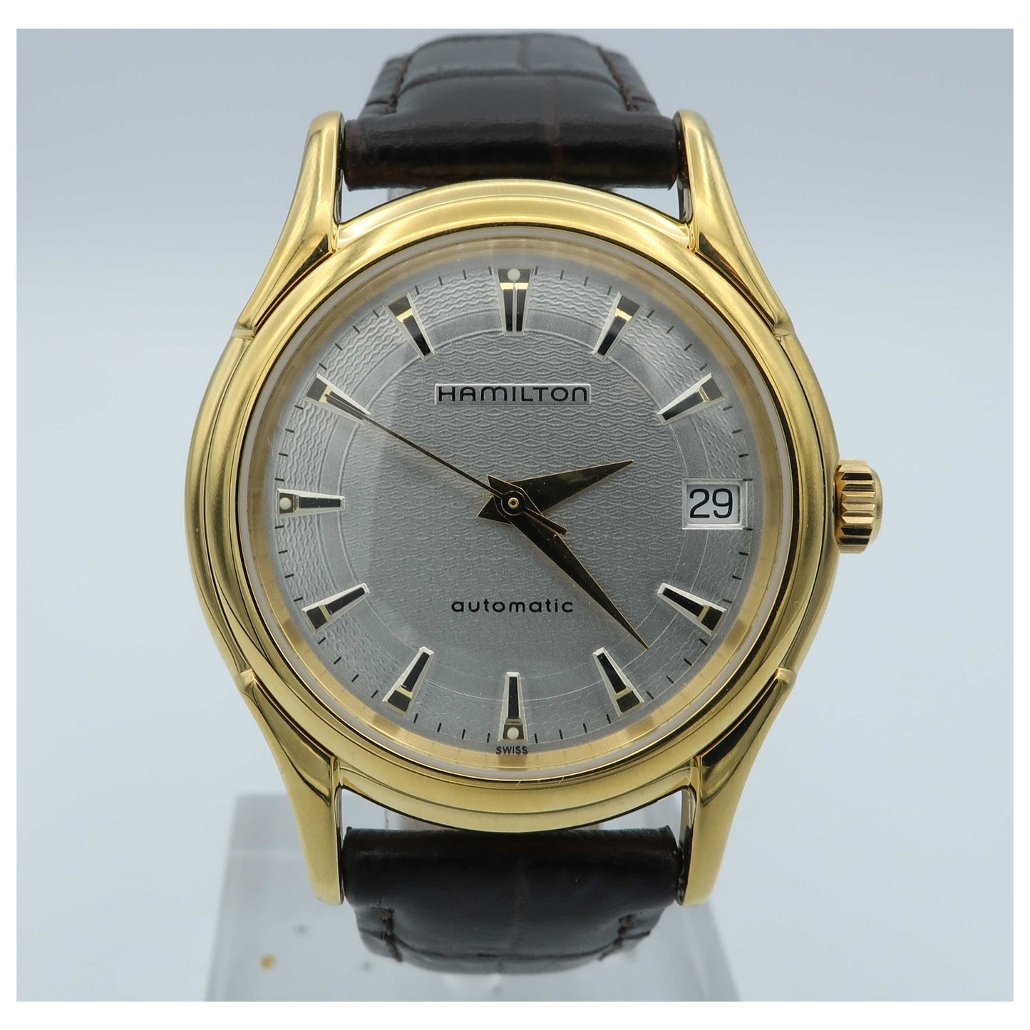 Front view of Hamilton Linwood Men's Automatic Watch H18335551-SDV