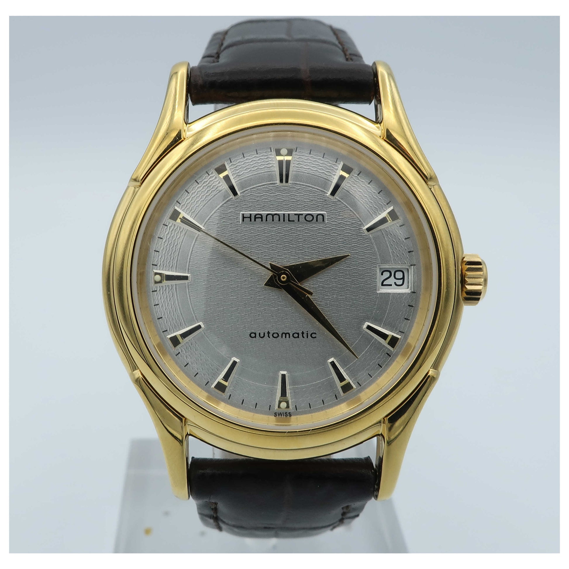 Front view of Hamilton Linwood Men's Automatic Watch H18335551-SDV