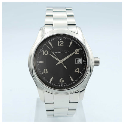 Front view of Hamilton Jazzmaster Men's Swiss Quartz (Battery-Powered) Watch H18451135-SDV