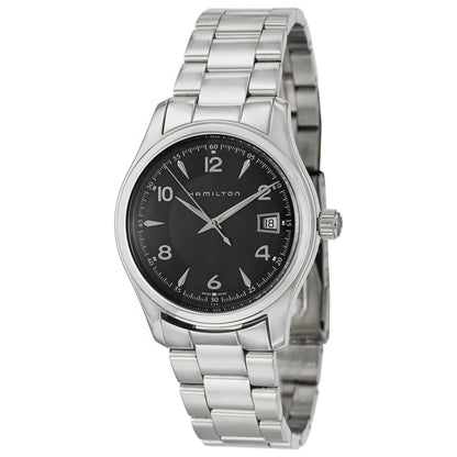 Front view of Hamilton Jazzmaster Men's Swiss Quartz (Battery-Powered) Watch H18451135