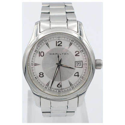 Front view of Hamilton Jazzmaster Men's Swiss Quartz (Battery-Powered) Watch H18451155-PO
