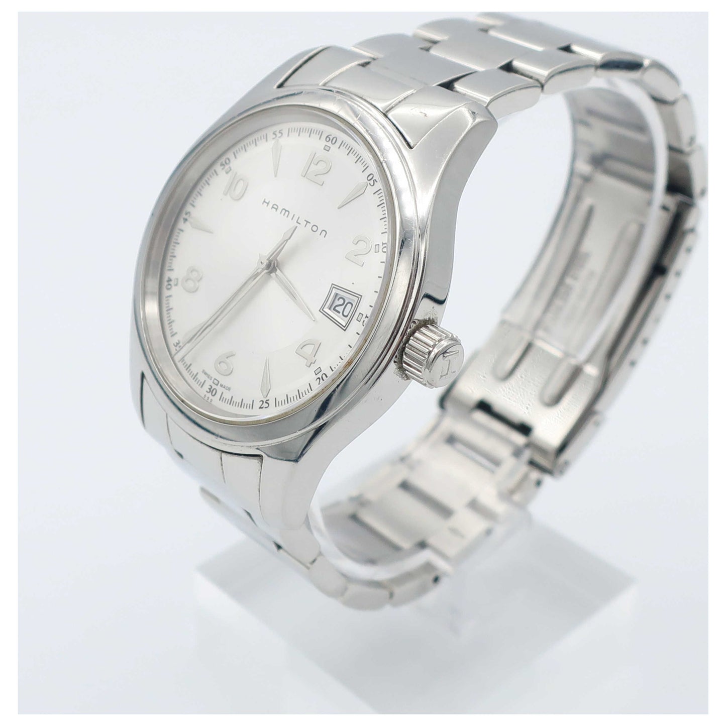 Hamilton Jazzmaster Men's Swiss Quartz (Battery-Powered) Watch H18451155-PO - Image #4
