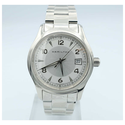 Front view of Hamilton Jazzmaster Men's Swiss Quartz (Battery-Powered) Watch H18451155-SDV