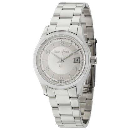 Front view of Hamilton Jazzmaster Men's Swiss Quartz (Battery-Powered) Watch H18451155
