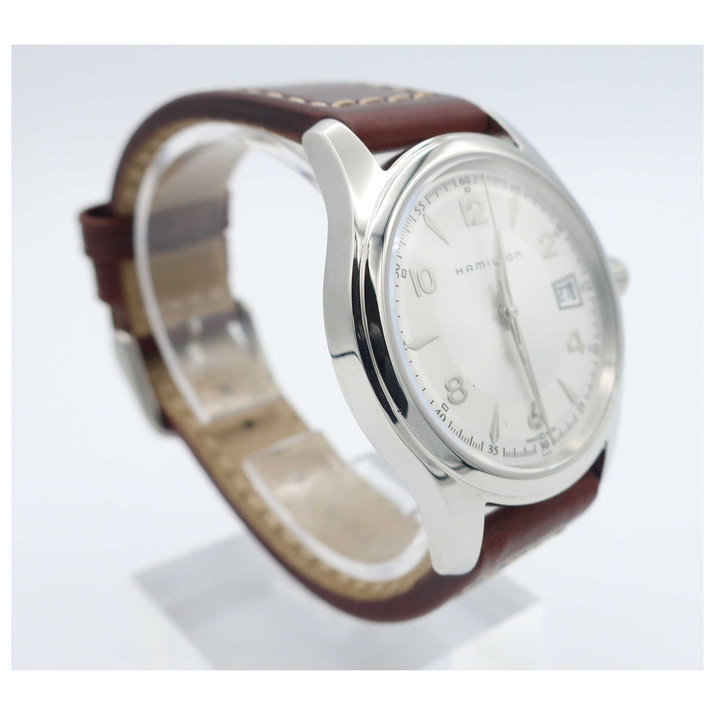 Hamilton Jazzmaster Men's Swiss Quartz (Battery-Powered) Watch H18451555-PO - Image #3