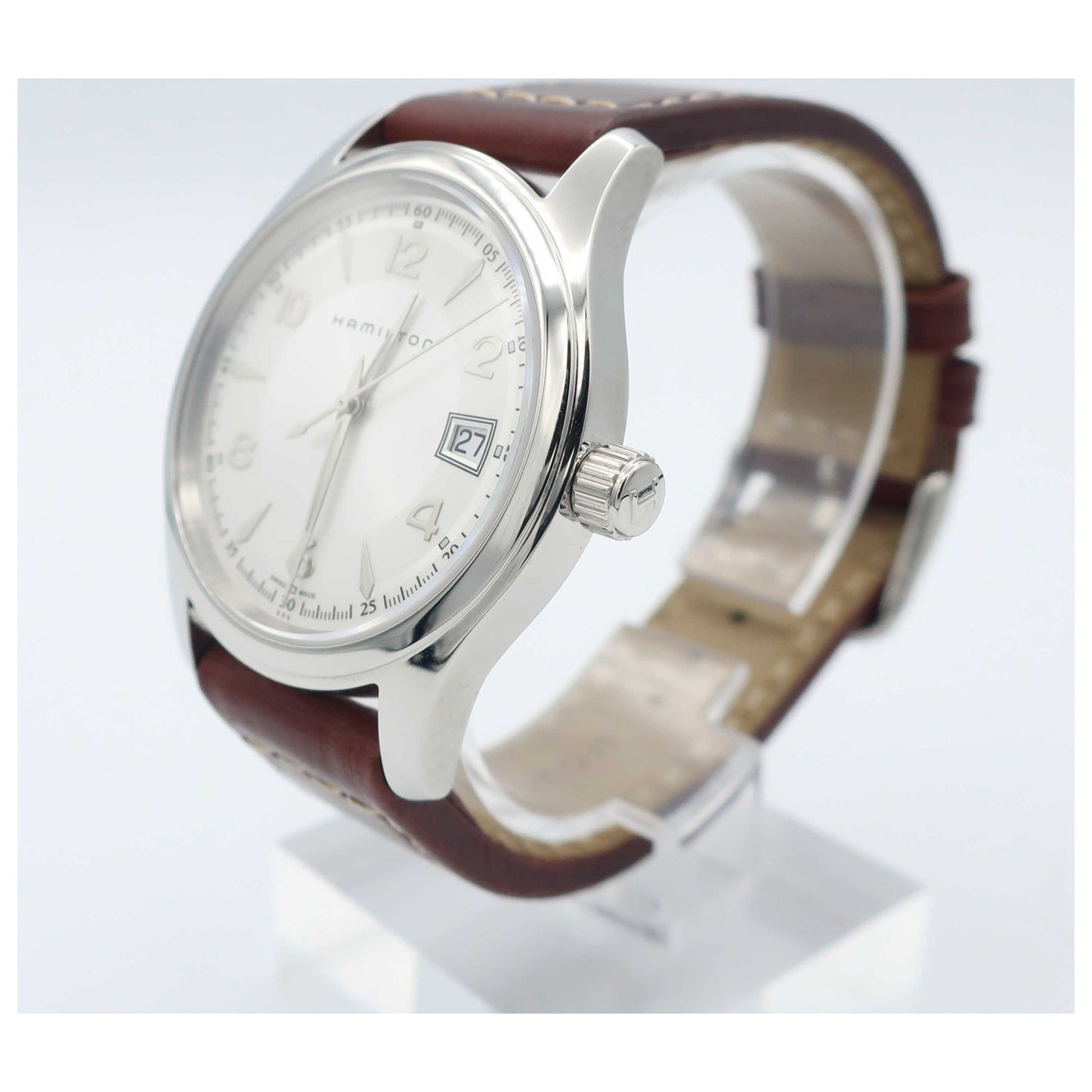 Hamilton Jazzmaster Men's Swiss Quartz (Battery-Powered) Watch H18451555-PO - Image #4