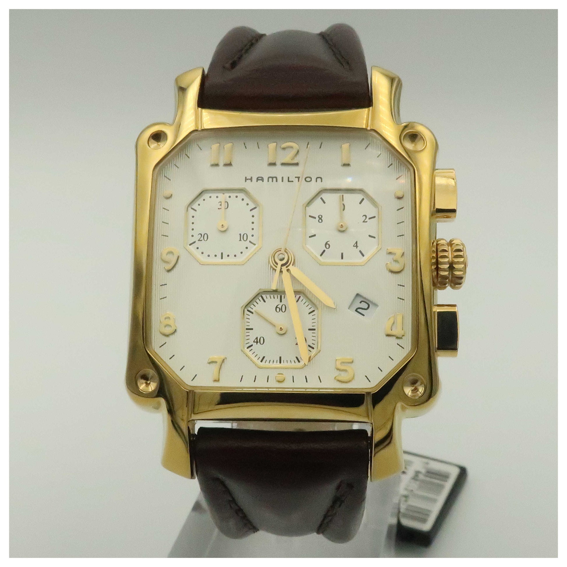 Front view of Hamilton Lloyd Men's Swiss Quartz (Battery-Powered) Watch H19432553-SD