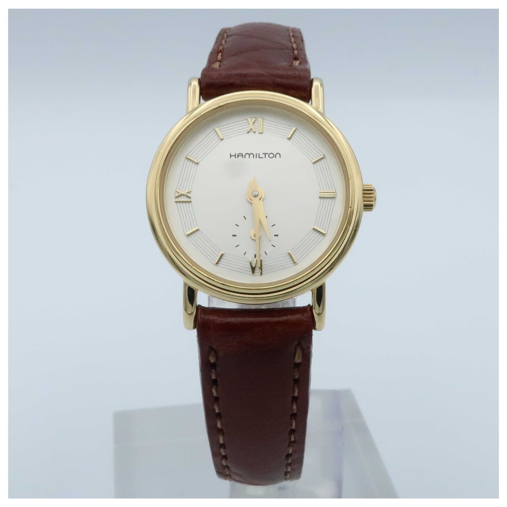 Front view of Hamilton Thinline Women's Swiss Quartz (Battery-Powered) Watch H22231554-SDV