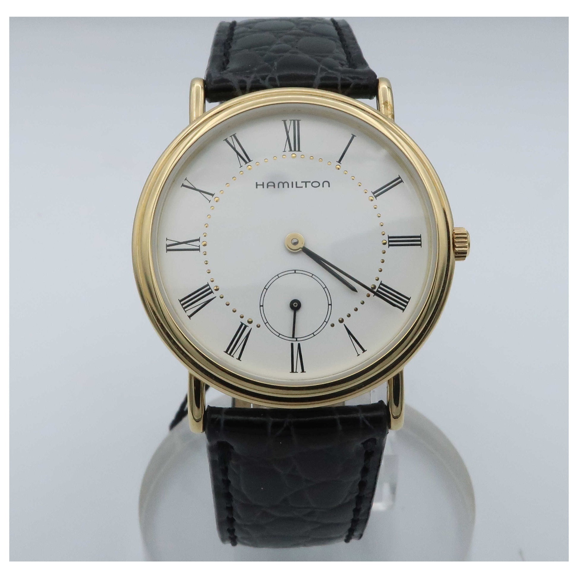 Front view of Hamilton Thinline Men's Swiss Quartz (Battery-Powered) Watch H22431714-SDV