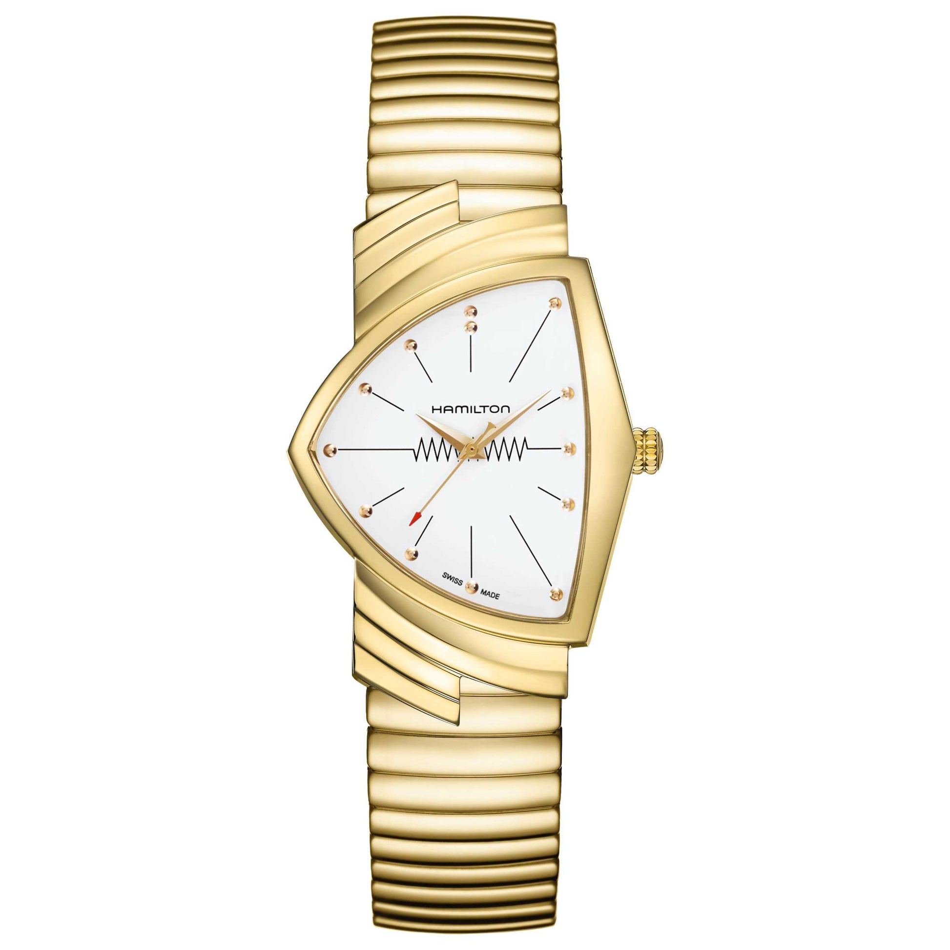 Front view of Hamilton Ventura Men's Quartz Watch H24301111