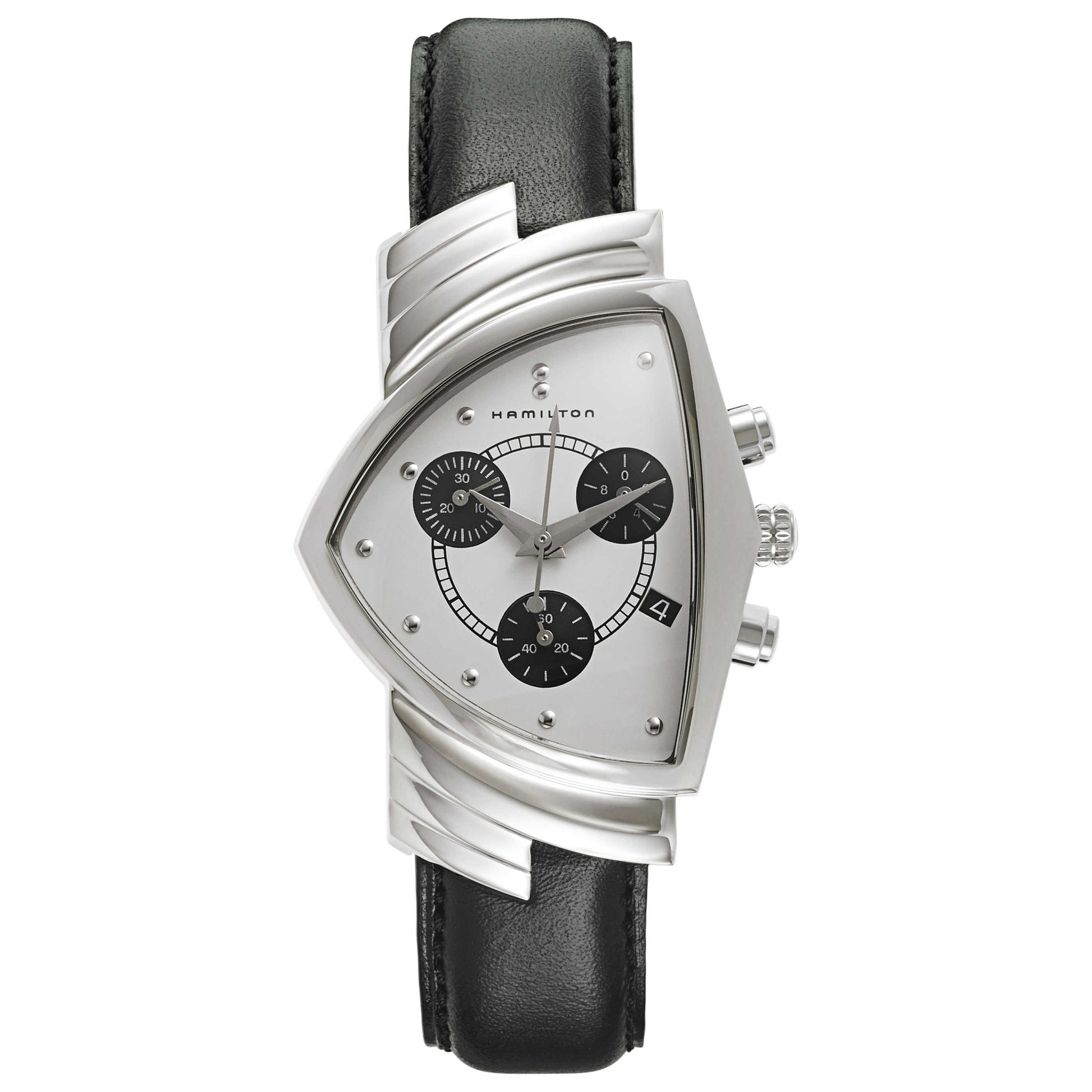 Front view of Hamilton Ventura Men's Swiss Quartz (Battery-Powered) Watch H24412712