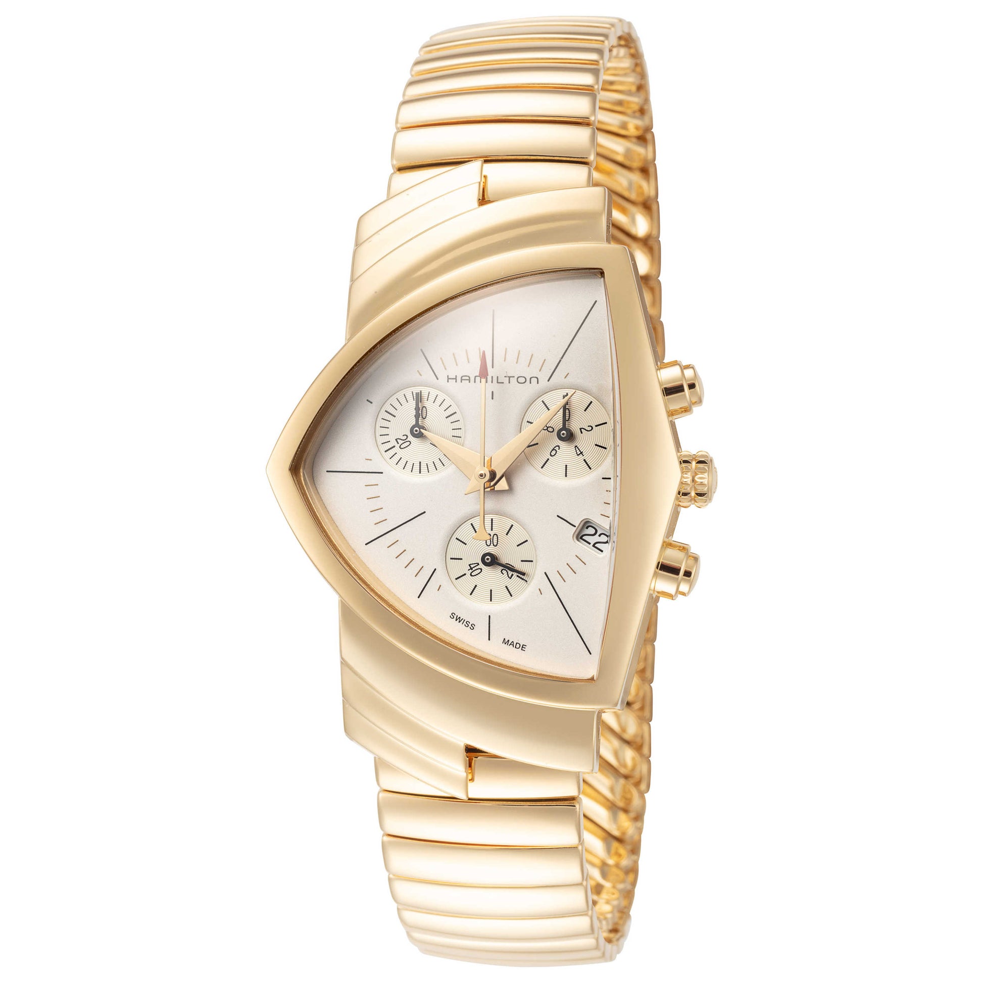 Front view of Hamilton Ventura Men's Quartz Watch H24422151