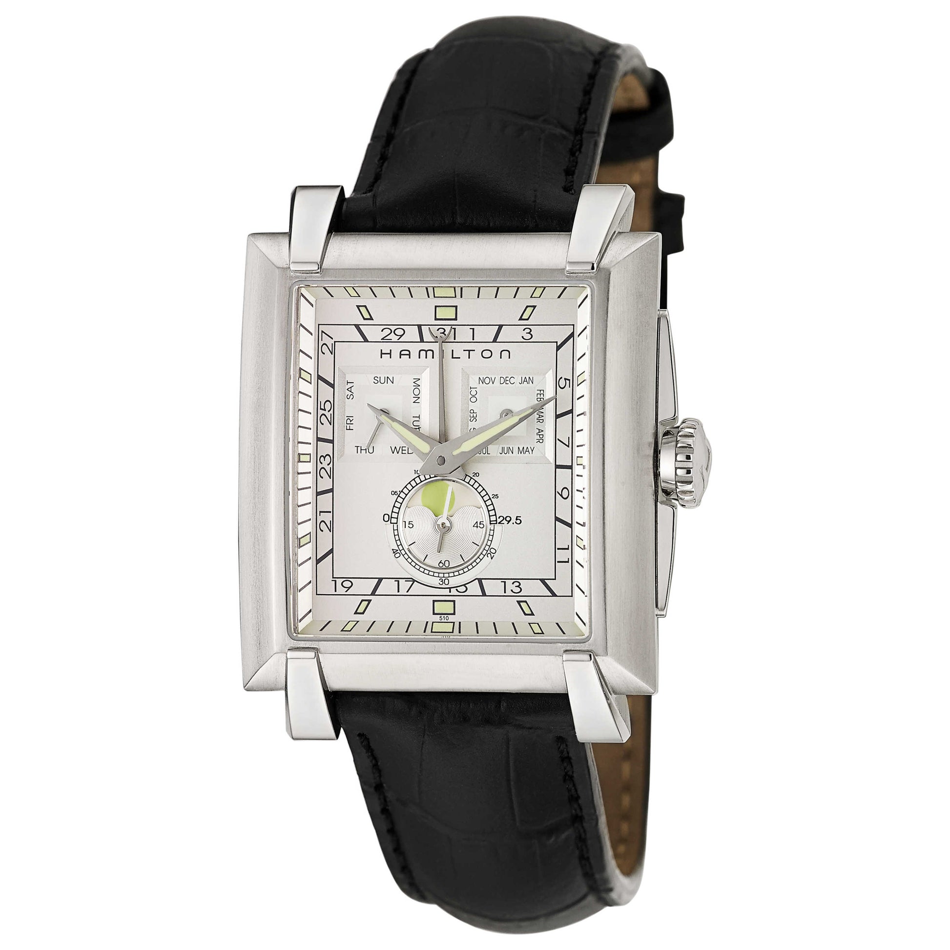 Front view of Hamilton Trent Men's Swiss Quartz (Battery-Powered) Watch H30410551-BL