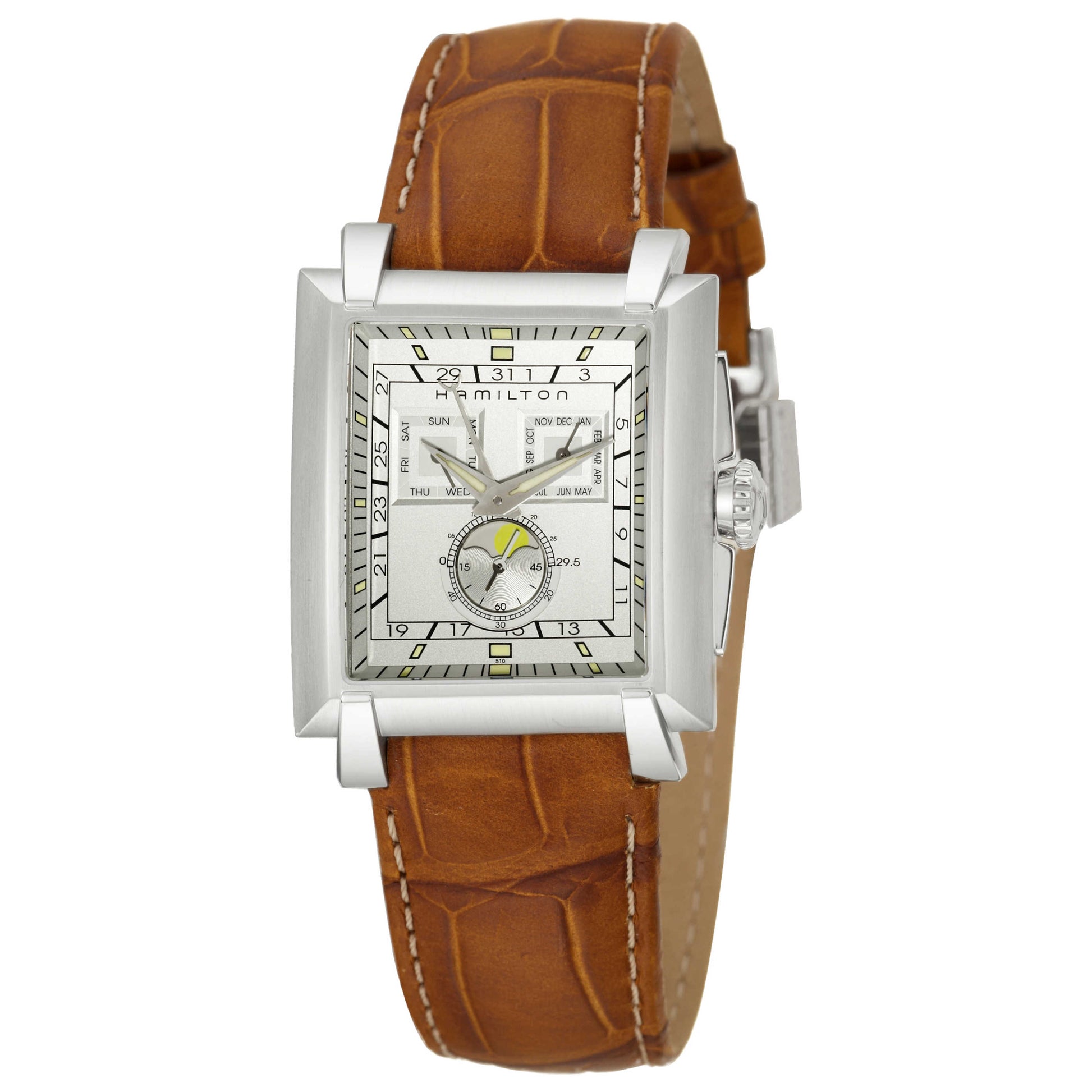 Front view of Hamilton Trent Men's Swiss Quartz (Battery-Powered) Watch H30410551