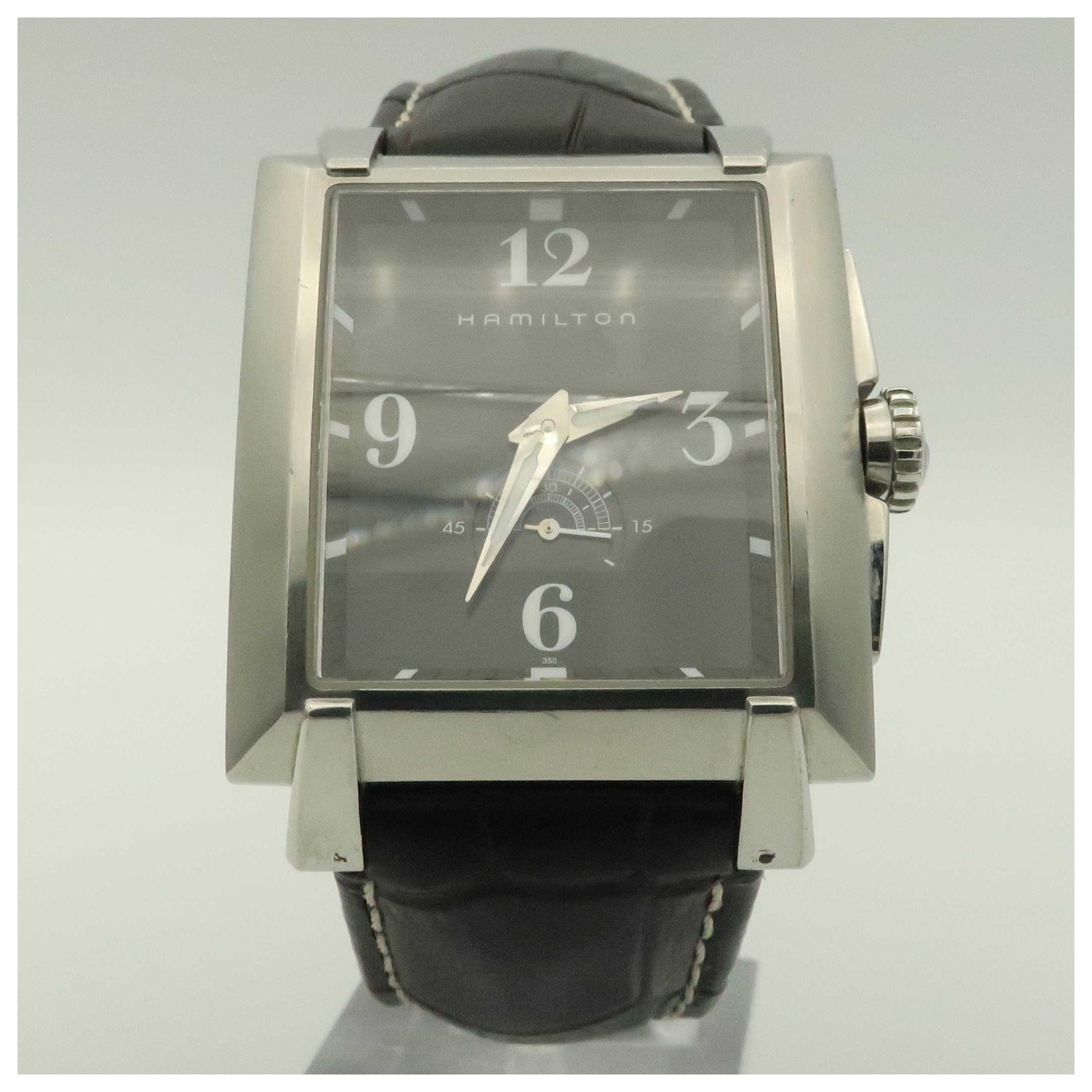 Front view of Hamilton Trent Men's Swiss Quartz (Battery-Powered) Watch H30411535-PO