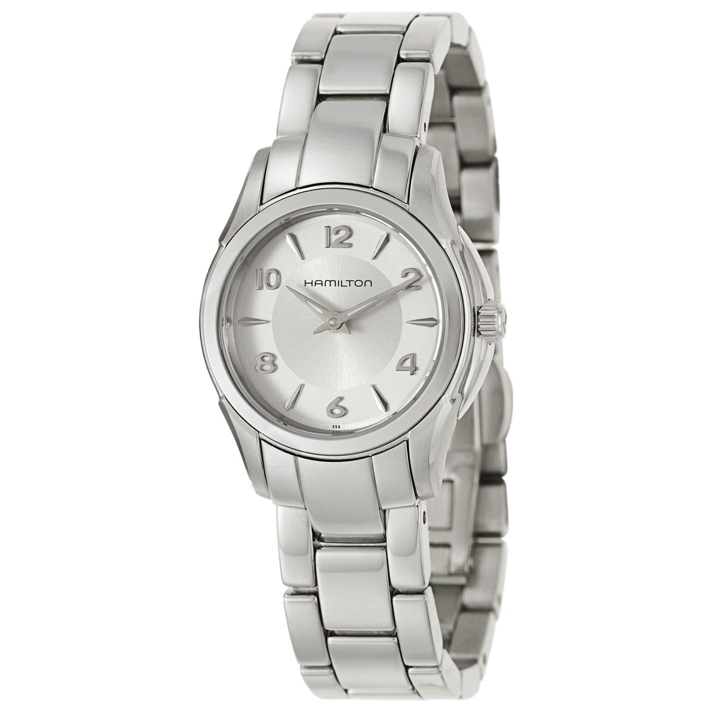 Front view of Hamilton Jazzmaster Women's Swiss Quartz (Battery-Powered) Watch H32211155