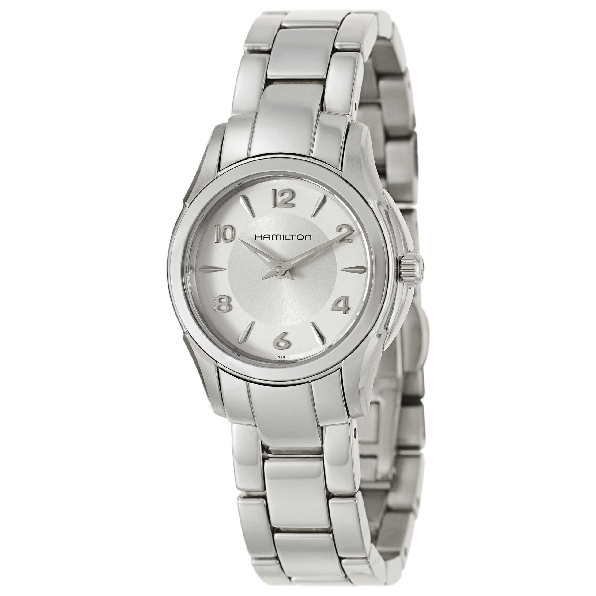 Front view of Hamilton Jazzmaster Women's Swiss Quartz (Battery-Powered) Watch H32211155