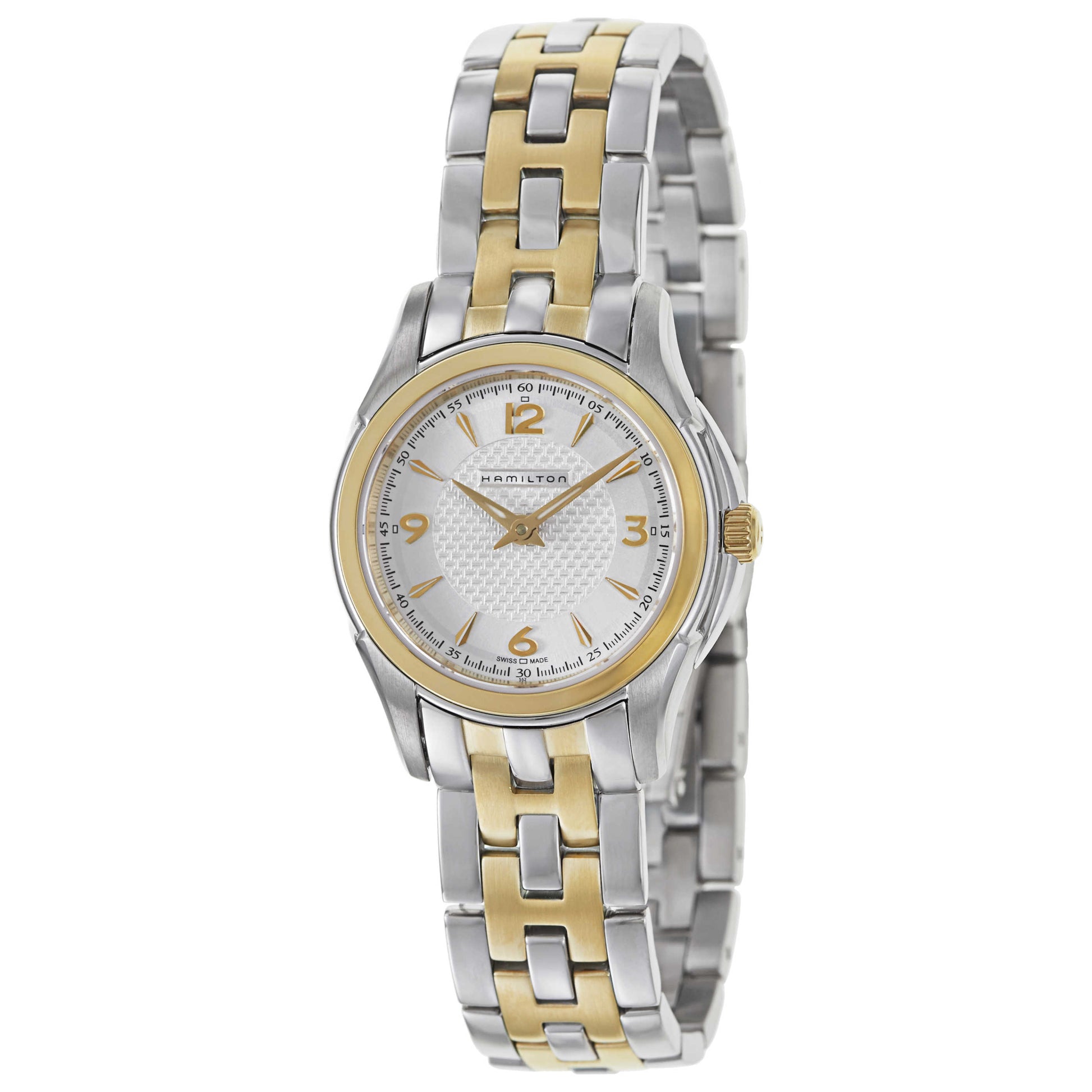 Front view of Hamilton Jazzmaster Women's Swiss Quartz (Battery-Powered) Watch H32221155