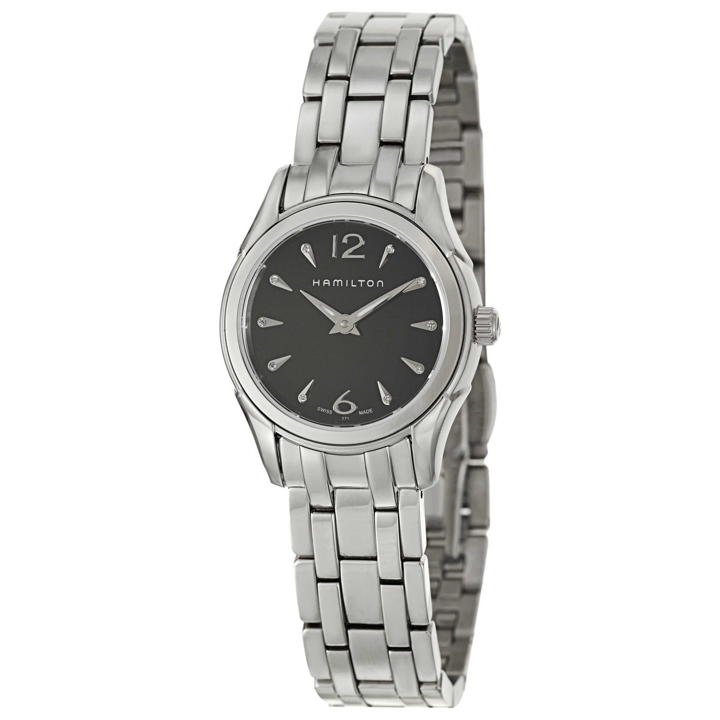 Front view of Hamilton Jazzmaster Women's Swiss Quartz (Battery-Powered) Watch H32261137