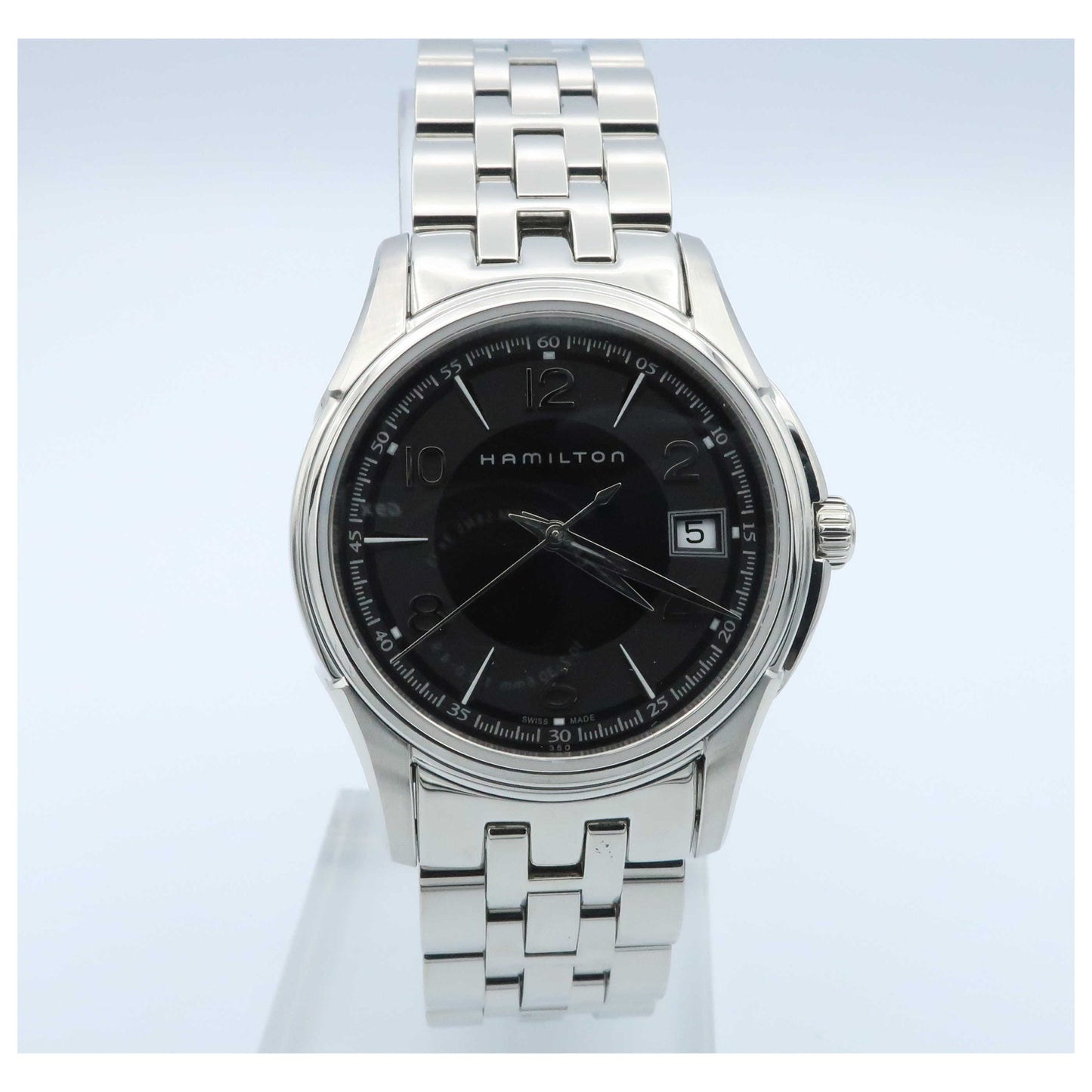 Front view of Hamilton Jazzmaster Women's Swiss Quartz (Battery-Powered) Watch H32311135-SD