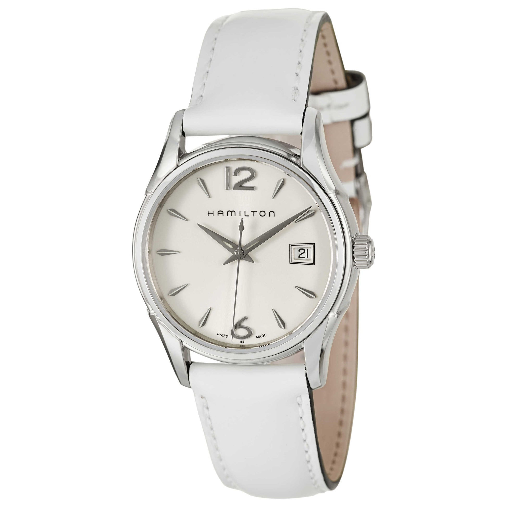 Front view of Hamilton Jazzmaster Women's Swiss Quartz (Battery-Powered) Watch H32351915