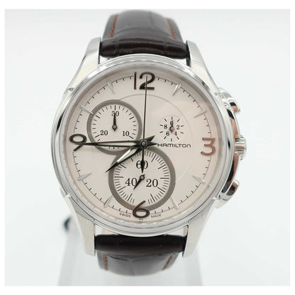 Front view of Hamilton Jazzmaster Men's Swiss Quartz (Battery-Powered) Watch H32372555-SD