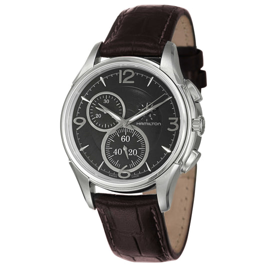Front view of Hamilton Jazzmaster Men's Swiss Quartz (Battery-Powered) Watch H32372735-1