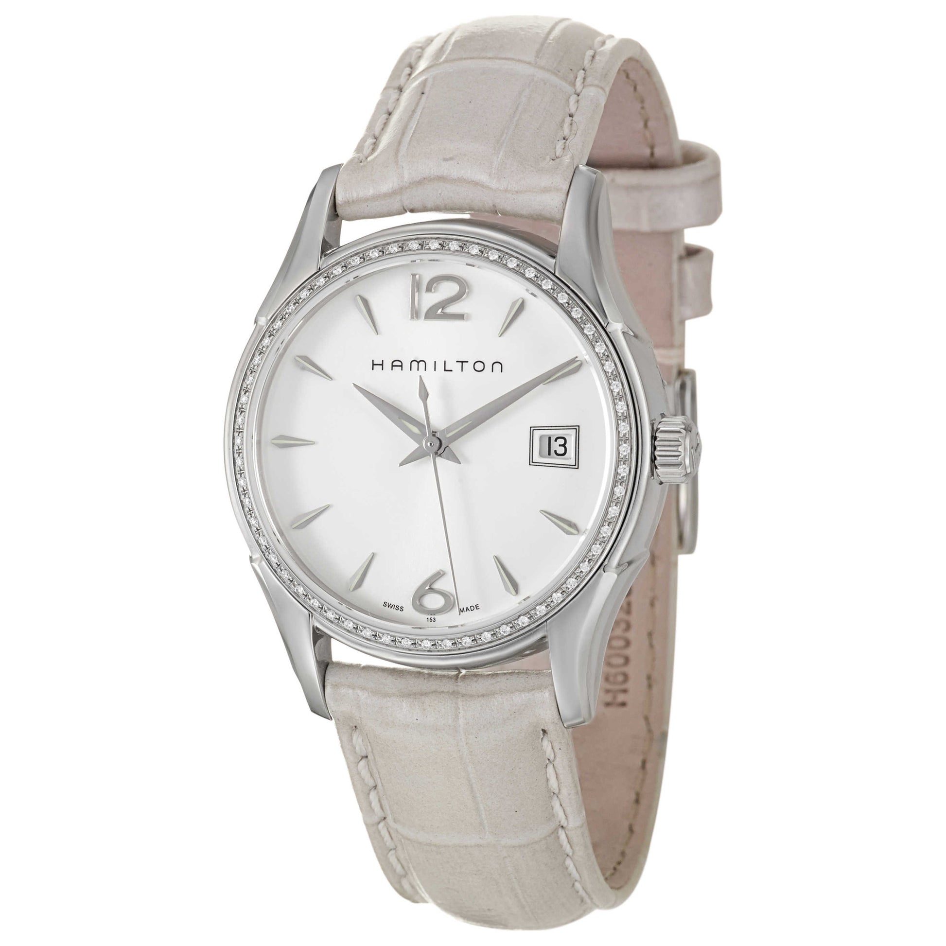 Front view of Hamilton Jazzmaster Women's Swiss Quartz (Battery-Powered) Watch H32381915