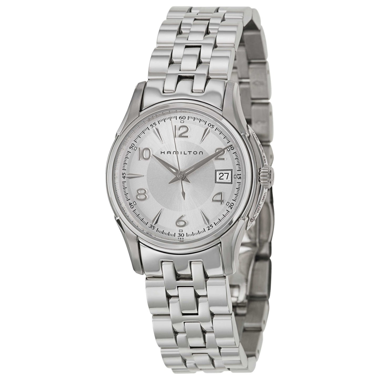 Front view of Hamilton Jazzmaster Women's Swiss Quartz (Battery-Powered) Watch H32391197