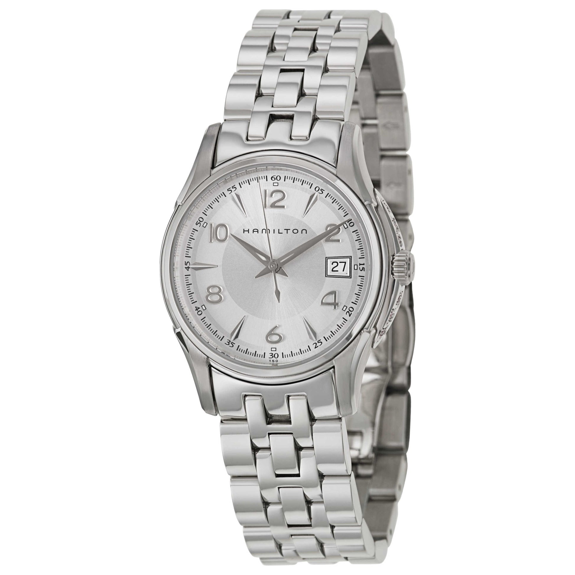 Front view of Hamilton Jazzmaster Women's Swiss Quartz (Battery-Powered) Watch H32391197