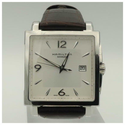 Front view of Hamilton Jazzmaster Men's Automatic Watch H32415555-PO