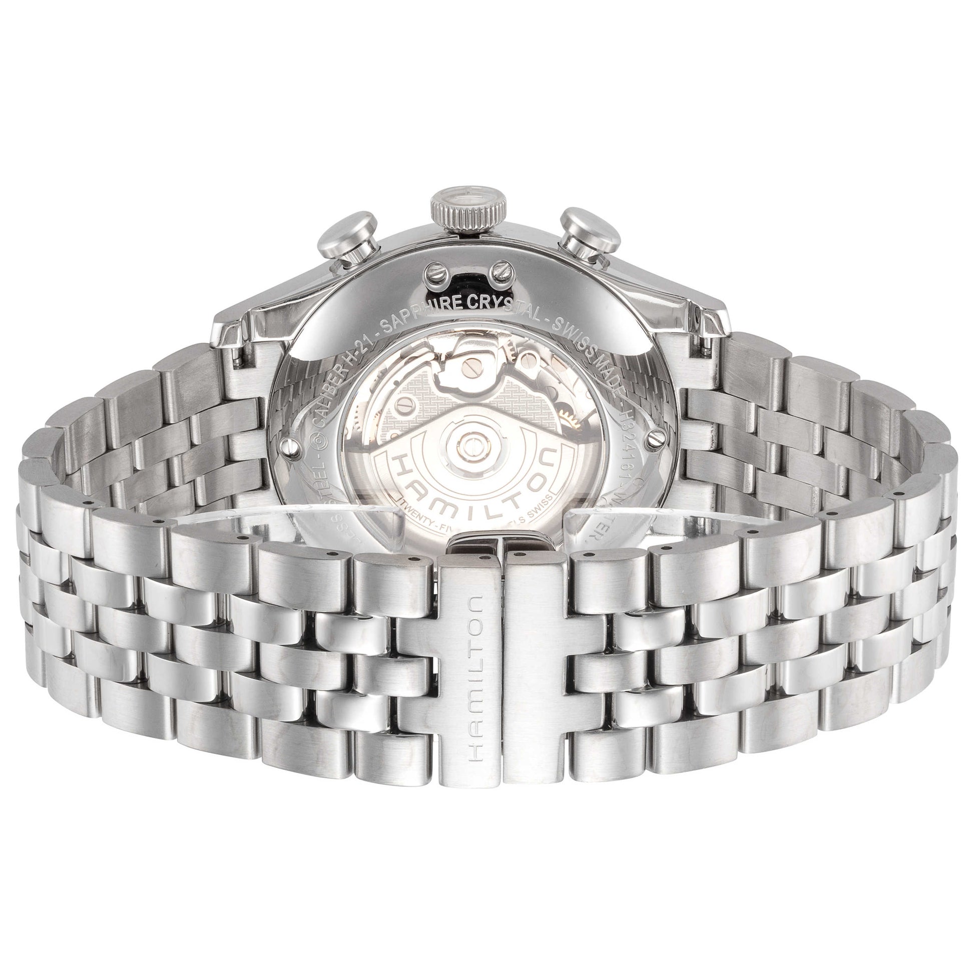Back view of Hamilton American Classic Men's Automatic Watch H32416181