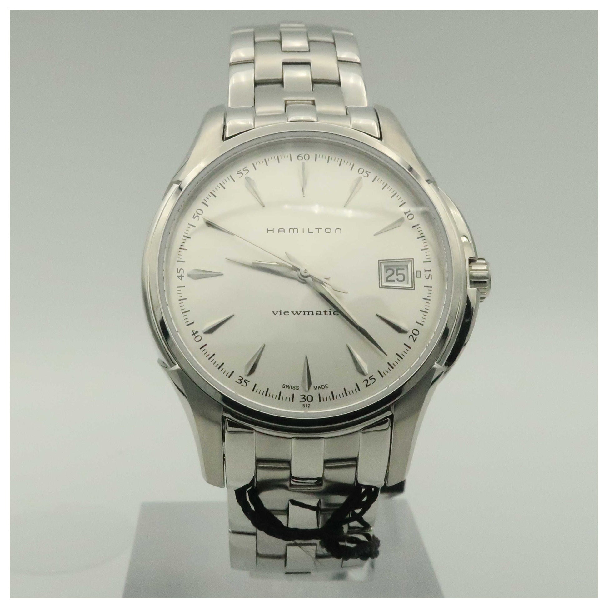 Front view of Hamilton Jazzmaster Men's Automatic Watch H32455151-SDV