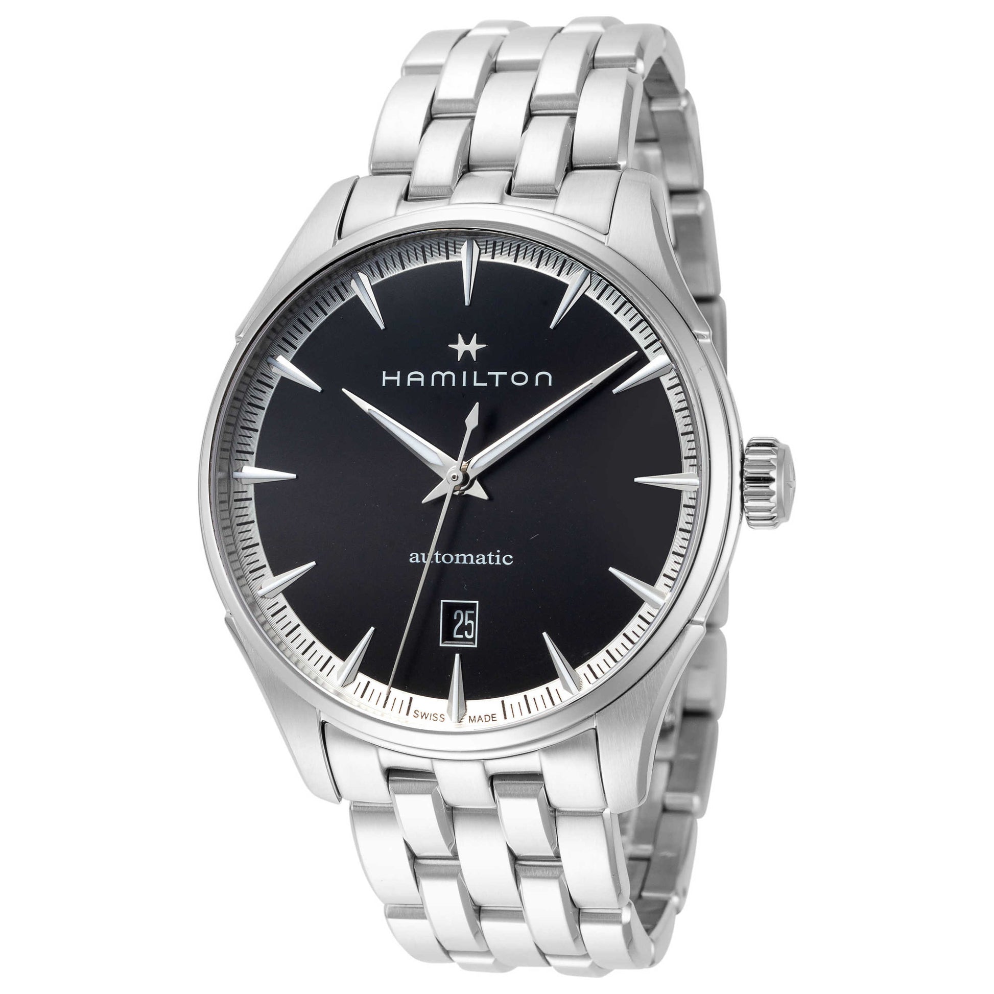 Front view of Hamilton Jazzmaster Men's Automatic Watch H32475130