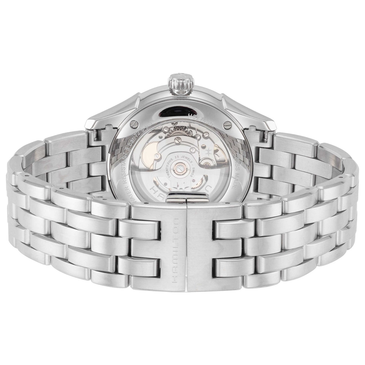 Back view of Hamilton Jazzmaster Men's Automatic Watch H32475140