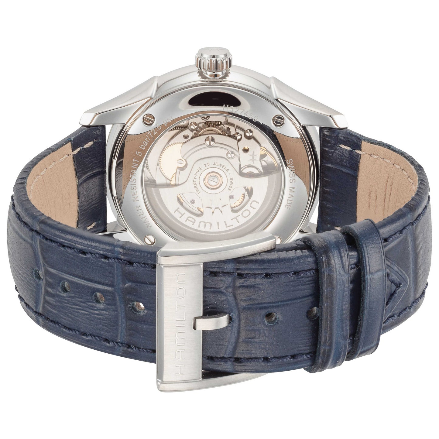 Back view of Hamilton Jazzmaster Men's Automatic Watch H32475640