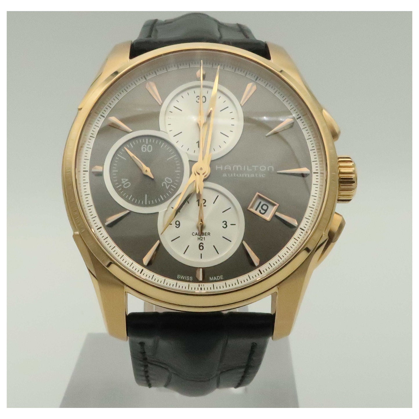 Front view of Hamilton Jazzmaster Men's Automatic Watch H32546781-SDV