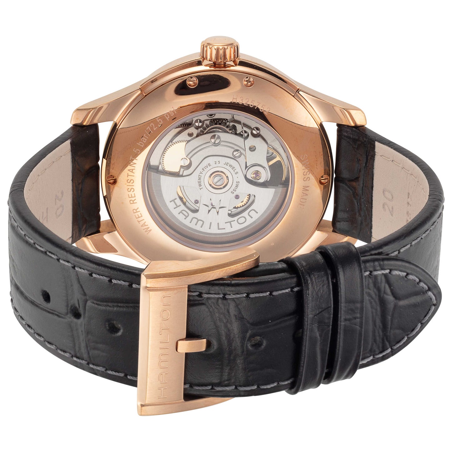 Back view of Hamilton Jazzmaster Men's Automatic Watch H32575735
