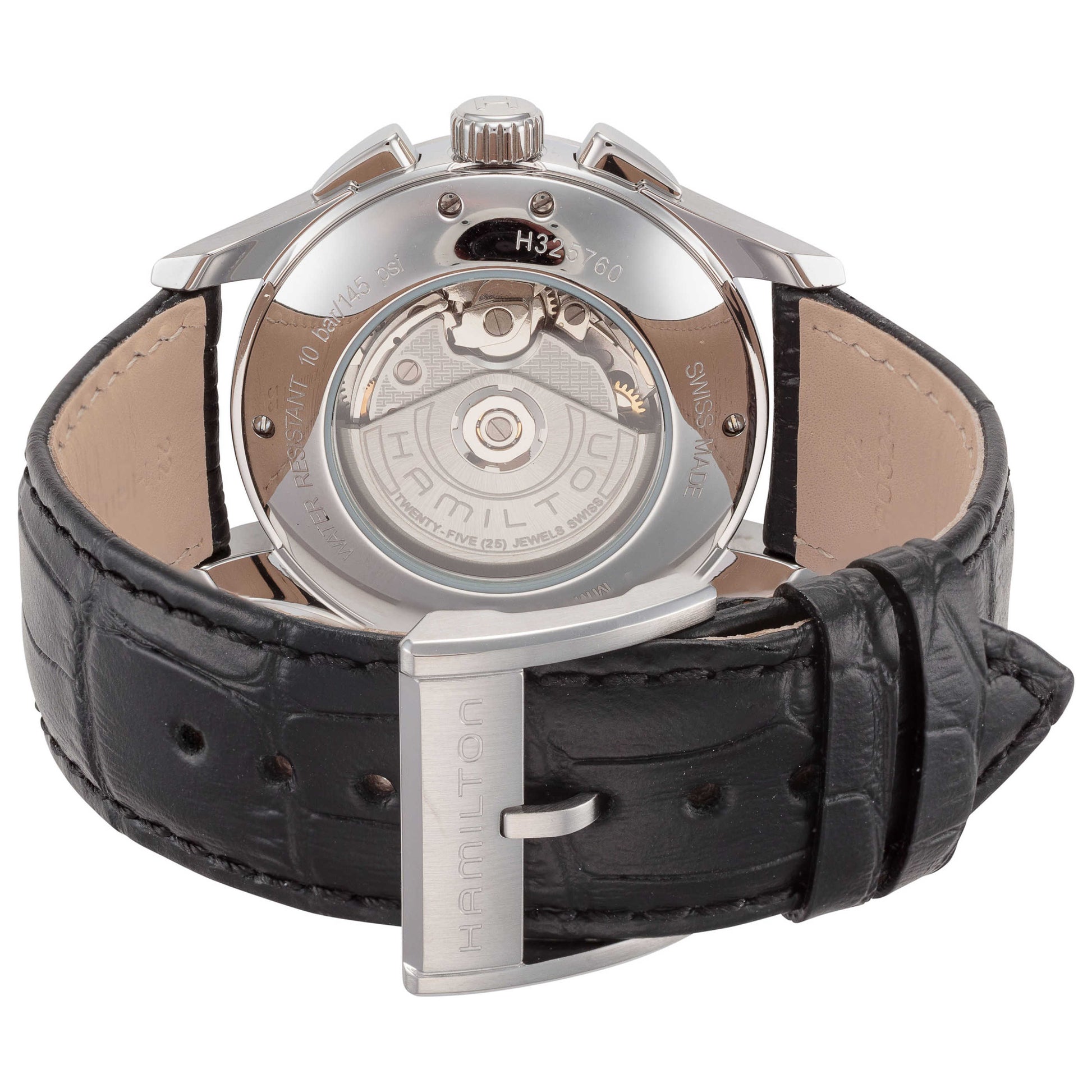 Back view of Hamilton Jazzmaster Men's Automatic Watch H32576785