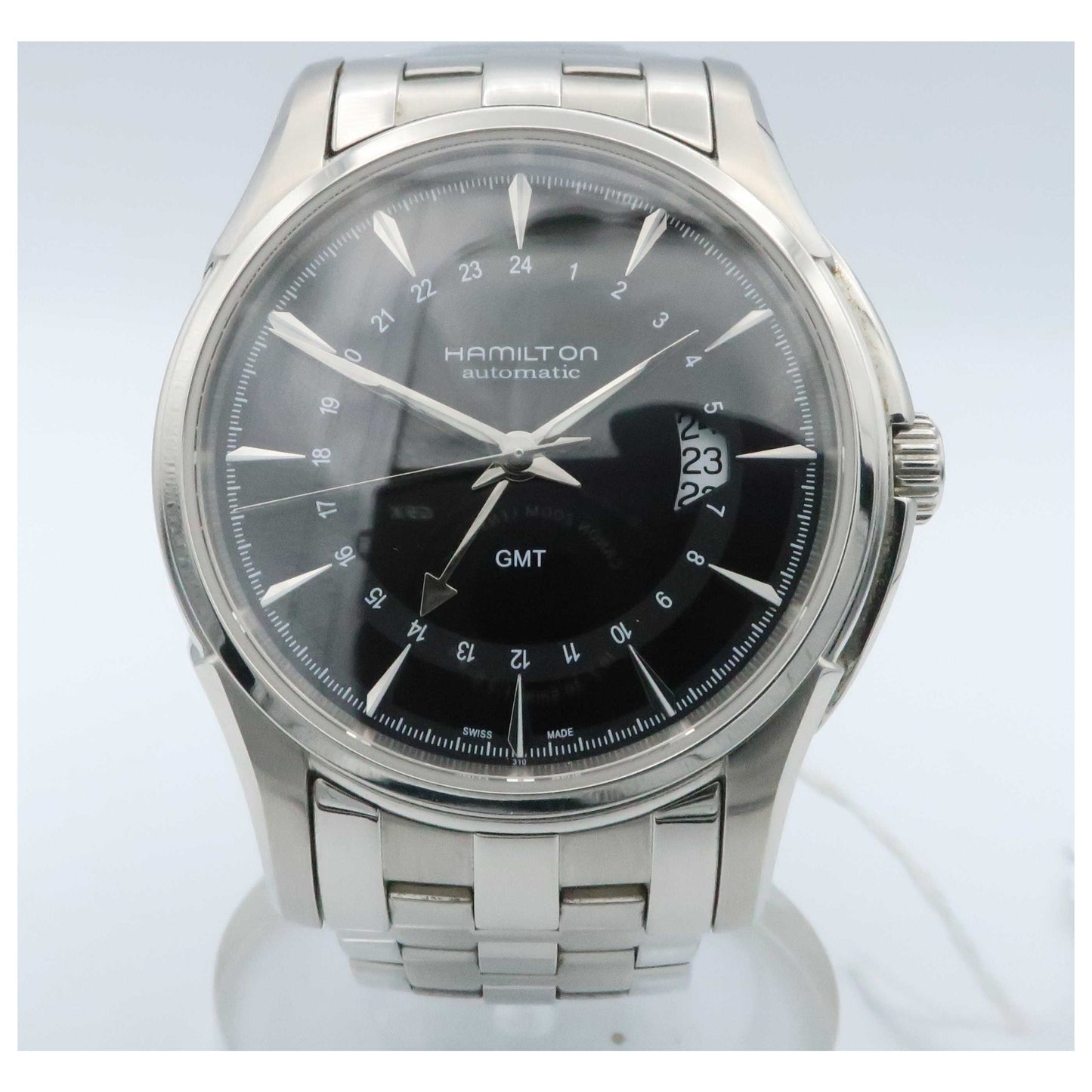 Front view of Hamilton Jazzmaster Men's Automatic Watch H32585131-PO
