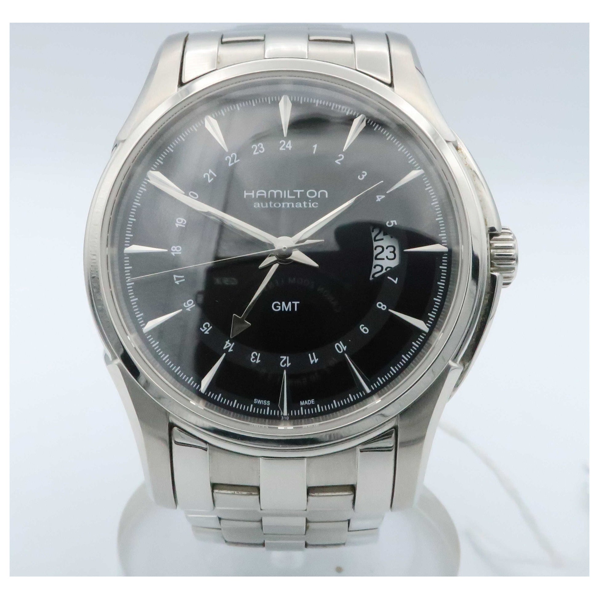 Front view of Hamilton Jazzmaster Men's Automatic Watch H32585131-PO