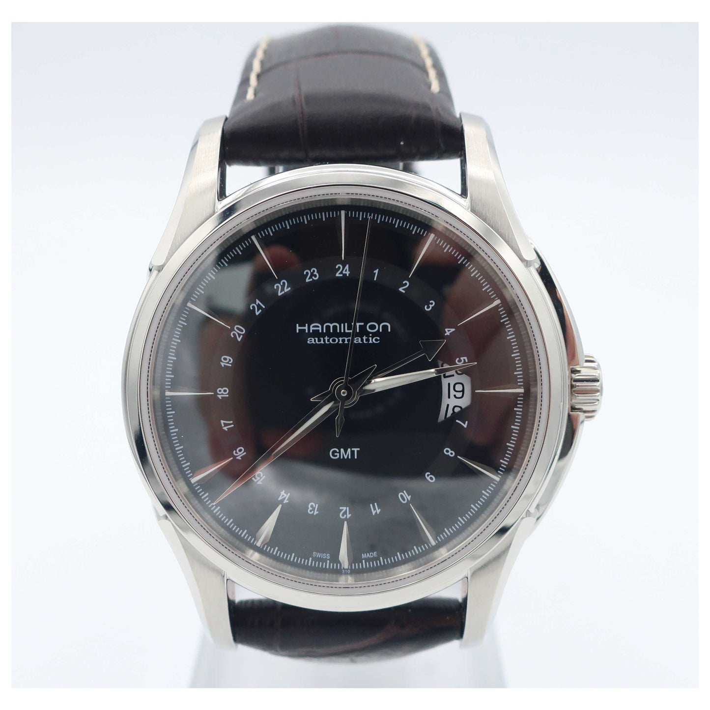 Front view of Hamilton Jazzmaster Men's Automatic Watch H32585531-SDV