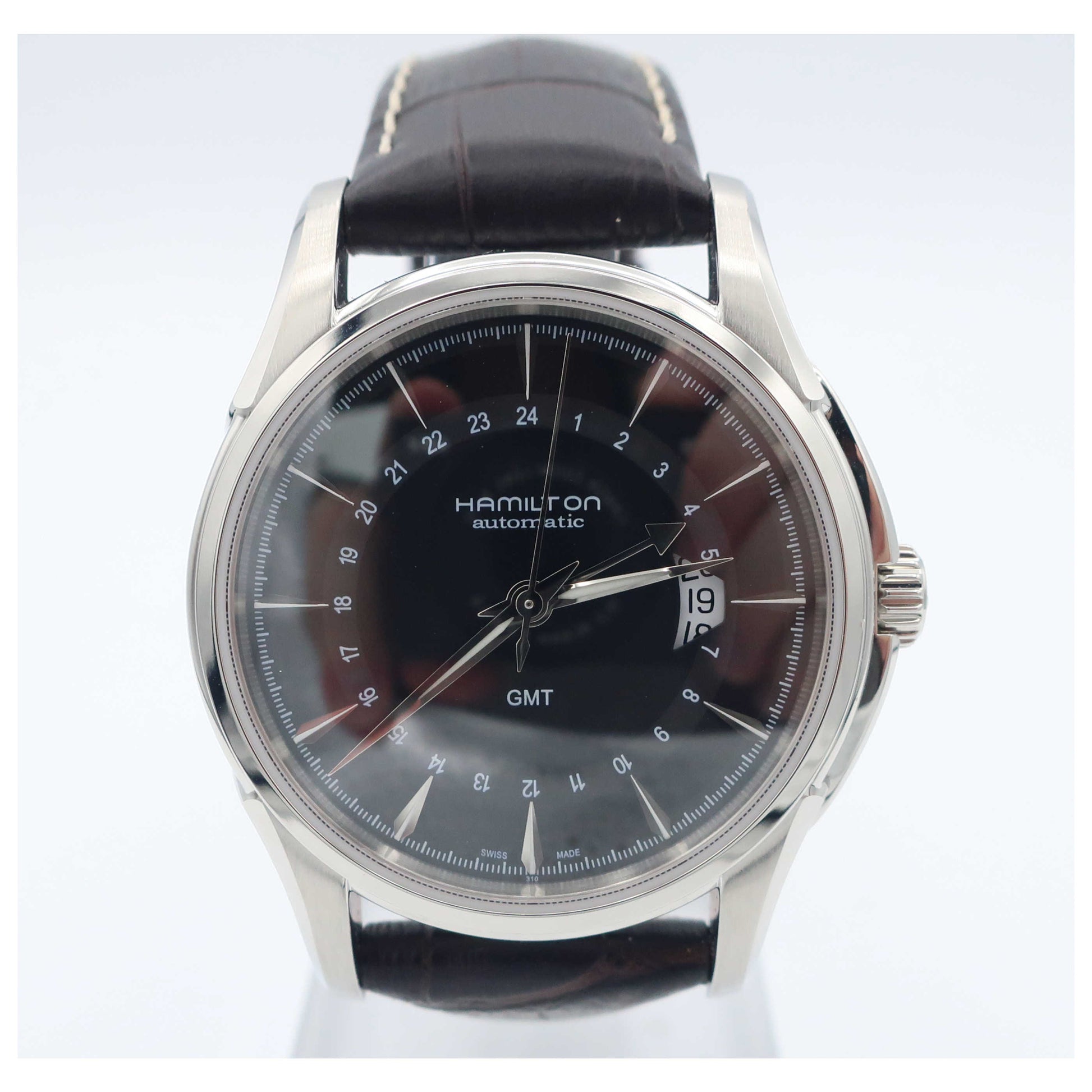 Front view of Hamilton Jazzmaster Men's Automatic Watch H32585531-SDV